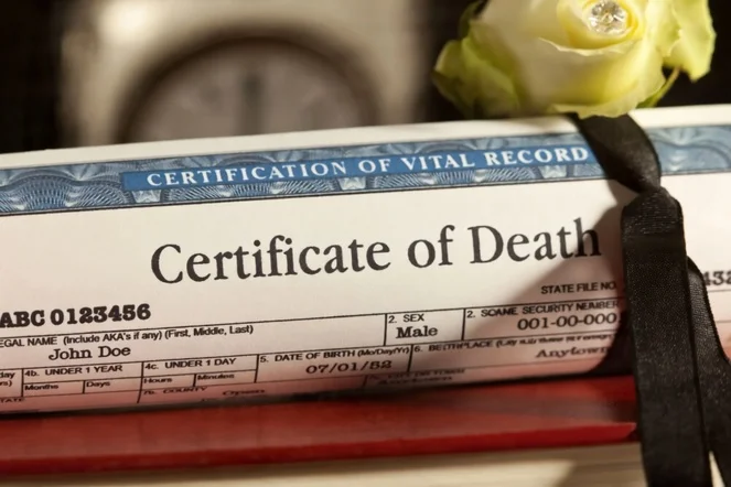 Traduzione Certificata del Certificato di Morte